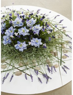 Centro de mesa redondo